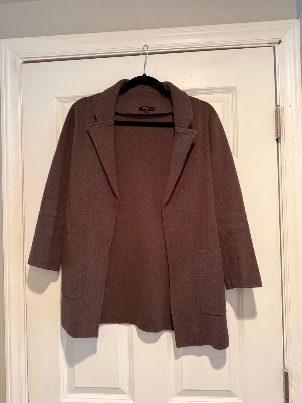Cozy Open-Front Structured Cardigan